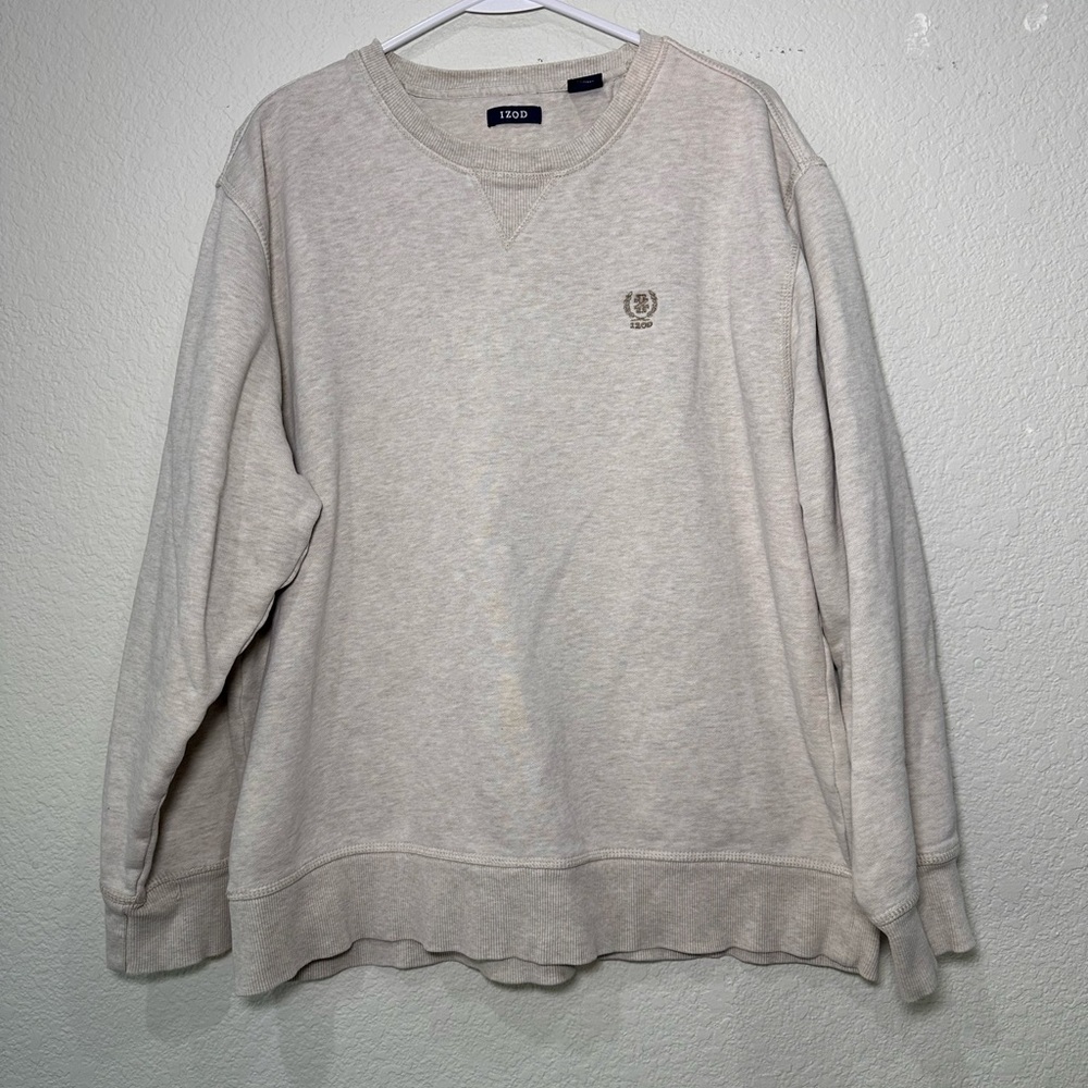 Izod Men's Beige Sweater XL‎